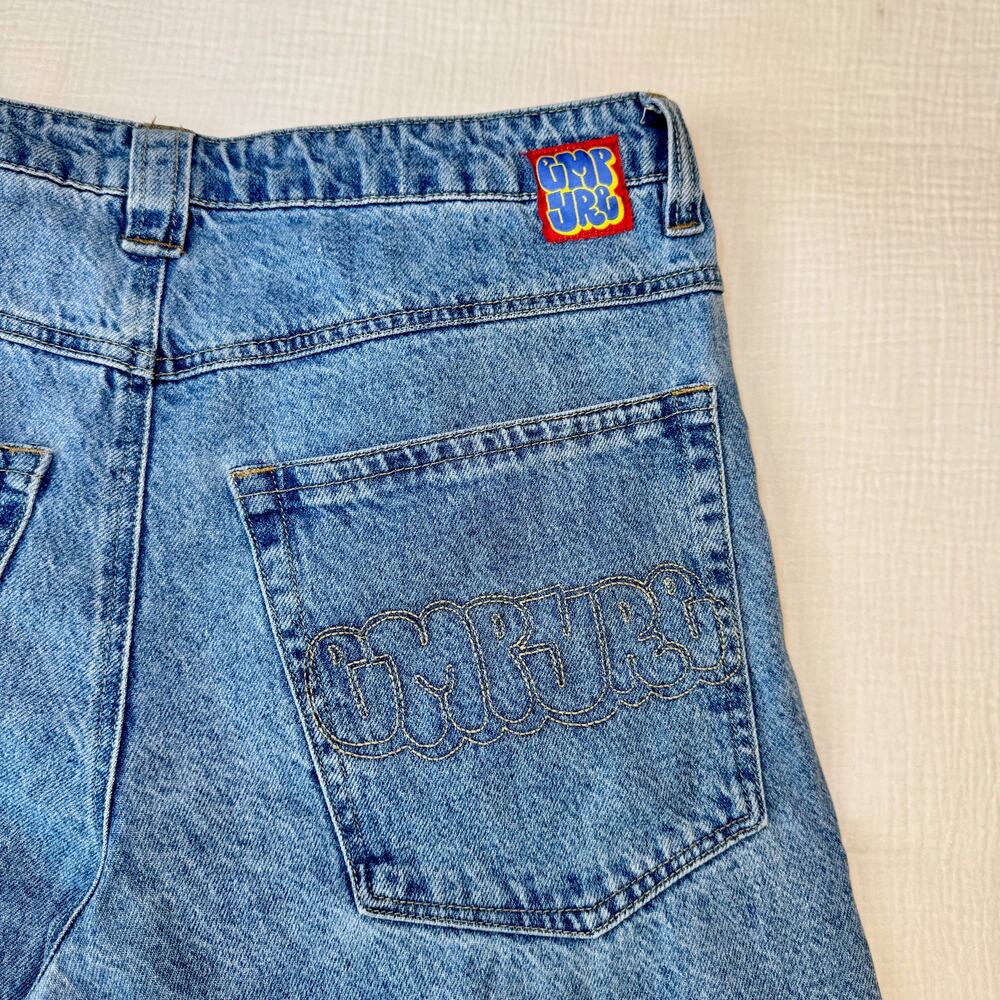 Empyre Easy Now Jeans Y2K Blue Denim Straight Leg Men's 32 Relaxed Fit Skate - Picture 5 of 16